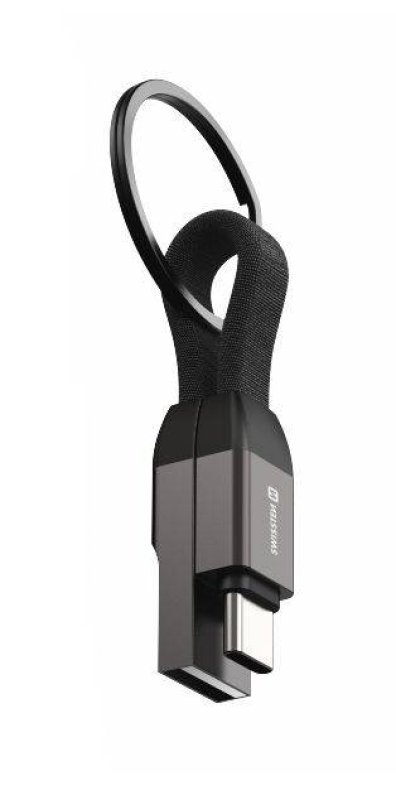 SWISSTEN magnetická klíčenka USB-A - USB C
