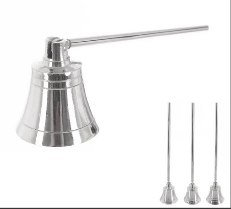 Zhášedlo na svíčku stříbrné kov 4ASS