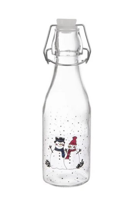 Lahev sklo klip 0,29 SNĚHULÁK