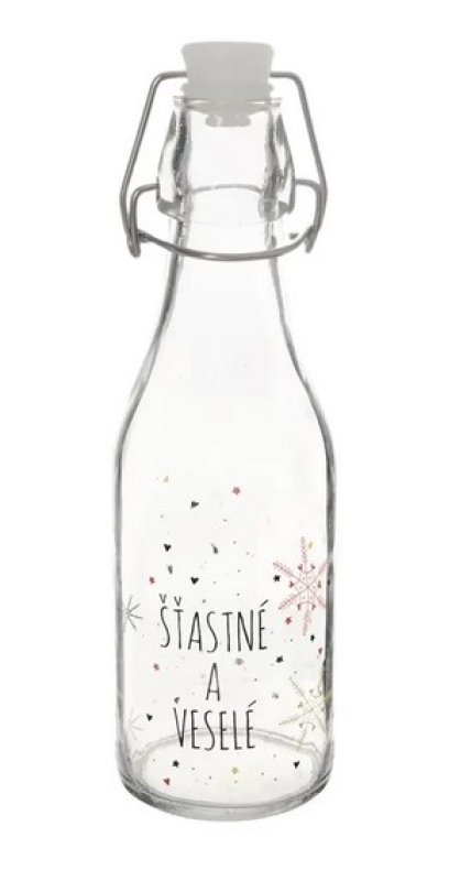 Lahev sklo klip 0,29 VLOČKA červ.