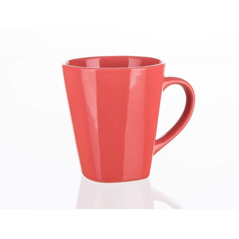 Hrnek ker. 180ml ASYMO červený