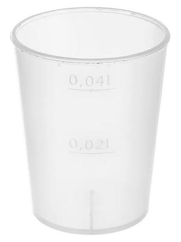 Pohár 50ml UH 6ks ryska 20+40ml