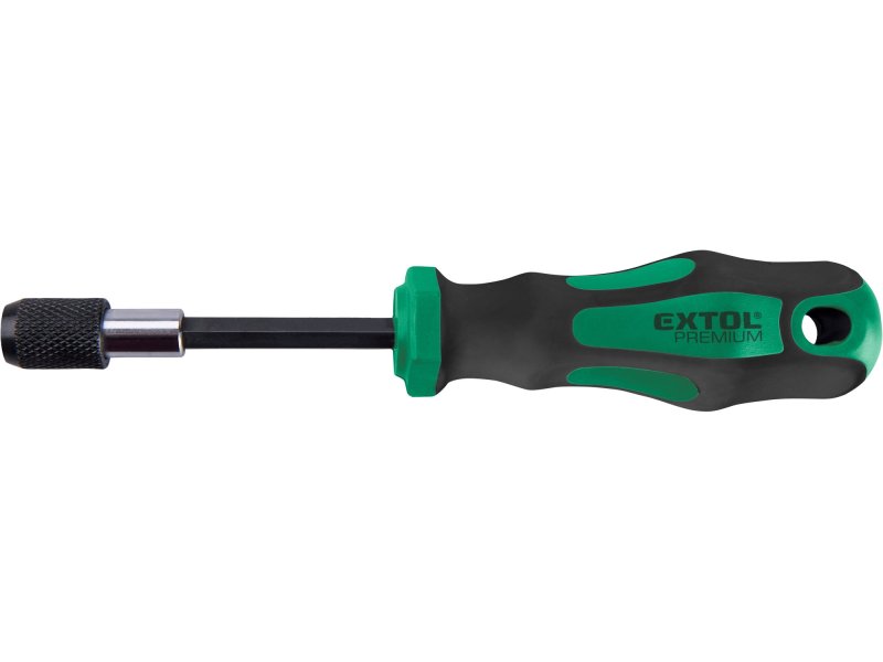 Šroubovák na hroty, 1/4"x100mm Fix-Clip, CrV, EXTOL PREMIUM