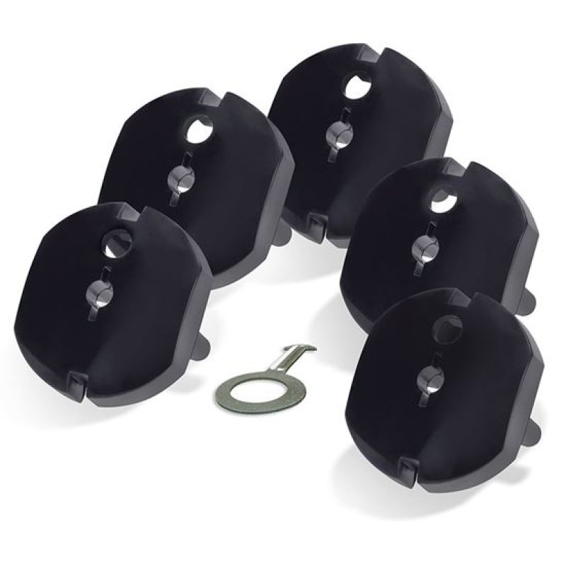 Bezpečnostní zátka, sada 5ks + klíček 5E61B