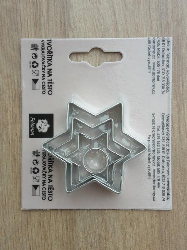 Vykrajovačky sada - hvězdice