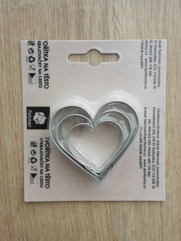 Vykrajovačky sada - malá srdíčka